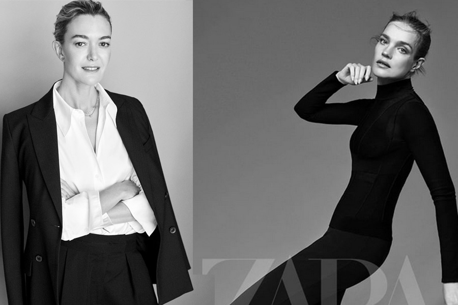 Marta Ortega, presidenta de Inditex. Natalia Vodiánova, colección cápsula de Zara por Narciso Rodríguez.
