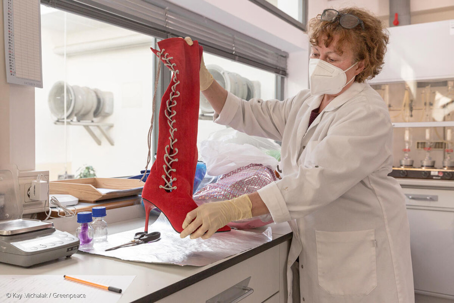 shein greenpeace quimicos toxicos